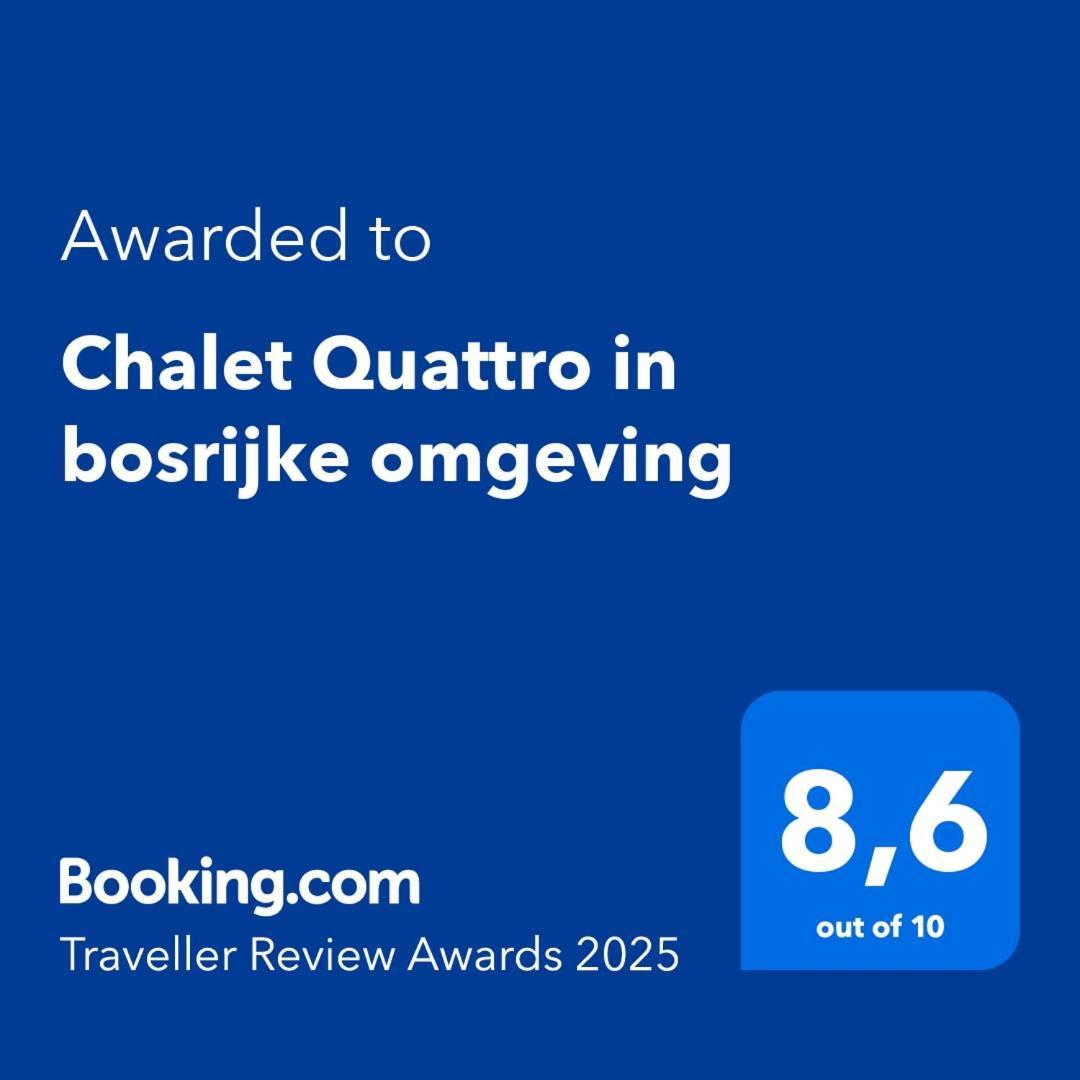 Chalet Quattro In Bosrijke Omgeving Anloo エクステリア 写真